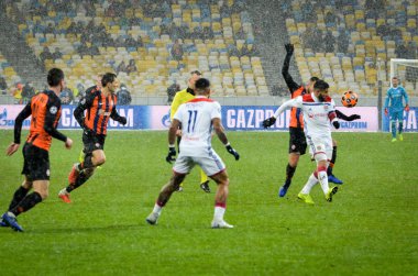 Kiev, Ukrayna - 12 Aralık 2018: Nabil Fekir oyuncusu