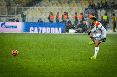 Kiev, Ukrayna - 12 Aralık 2018: Uef sırasında Marcal oyuncu