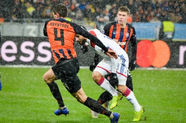 Kiev, Ukrayna - 12 Aralık 2018: Kryvtsov oyuncusu Ue sırasında