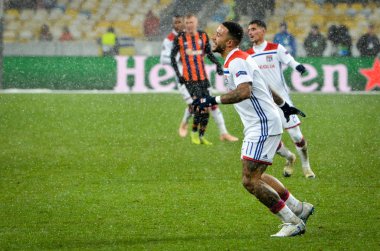 Kiev, Ukrayna - 12 Aralık 2018: Memphis Depay oyuncusu