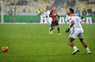 Kiev, Ukrayna - 12 Aralık 2018: Memphis Depay oyuncusu