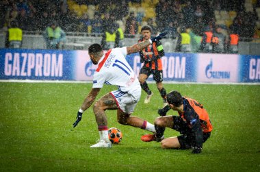 Kiev, Ukrayna - 12 Aralık 2018: Memphis Depay oyuncusu