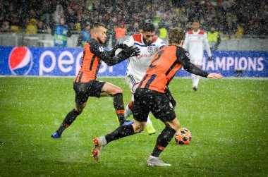 Kiev, Ukrayna - 12 Aralık 2018: Nabil Fekir oyuncusu