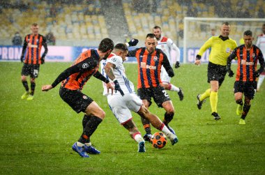 Kiev, Ukrayna - 12 Aralık 2018: Memphis Depay oyuncusu