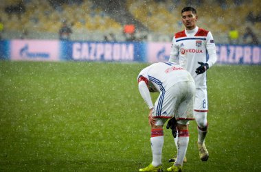 Kiev, Ukrayna - 12 Aralık 2018: Houssem Aouar oyuncu