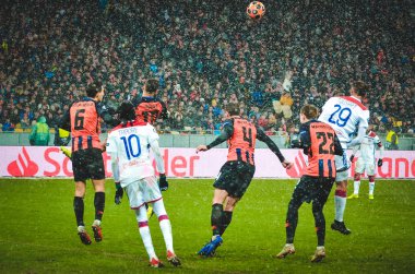 Kiev, Ukrayna - 12 Aralık 2018: Bertrand Traore oyuncu