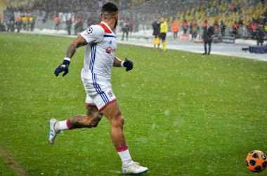 Kiev, Ukrayna - 12 Aralık 2018: Memphis Depay Uefa