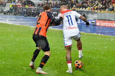 Kiev, Ukrayna - 12 Aralık 2018: Memphis Depay Uefa