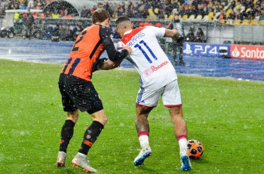 Kiev, Ukrayna - 12 Aralık 2018: Memphis Depay Uefa