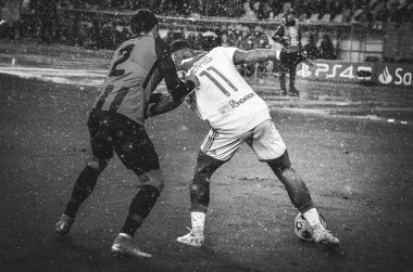 Kiev, Ukrayna - 12 Aralık 2018: Memphis Depay Uefa