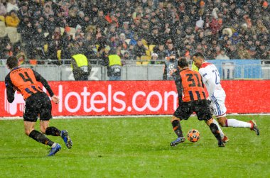 Kiev, Ukrayna - 12 Aralık 2018: Kenny Tete oyuncu 