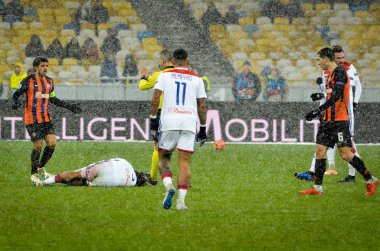 Kiev, Ukrayna - 12 Aralık 2018: Memphis Depay oyuncusu