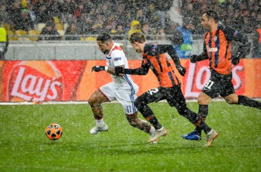 Kiev, Ukrayna - 12 Aralık 2018: Memphis Depay oyuncusu