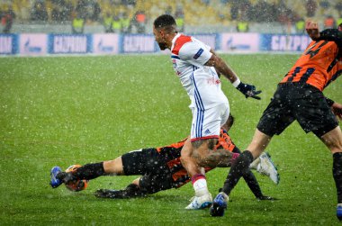 Kiev, Ukrayna - 12 Aralık 2018: Memphis Depay oyuncusu