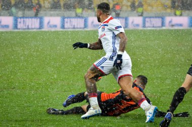 Kiev, Ukrayna - 12 Aralık 2018: Memphis Depay oyuncusu