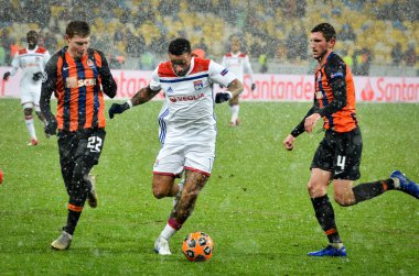 Kiev, Ukrayna - 12 Aralık 2018: Memphis Depay oyuncusu