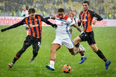 Kiev, Ukrayna - 12 Aralık 2018: Memphis Depay oyuncusu