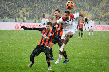 Kiev, Ukrayna - 12 Aralık 2018: Memphis Depay oyuncusu