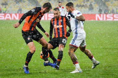Kiev, Ukrayna - 12 Aralık 2018: Memphis Depay oyuncusu