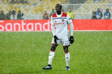 Kiev, Ukrayna - 12 Aralık 2018: Ferland Mendy oyuncusu