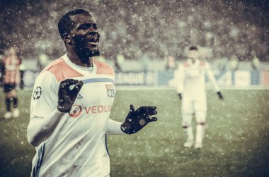 Kiev, Ukrayna - 12 Aralık 2018: Tanguy Ndombele oyuncusu
