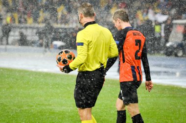Kiev, Ukrayna - 12 Aralık 2018: Hakem Bjorn Kuipers 