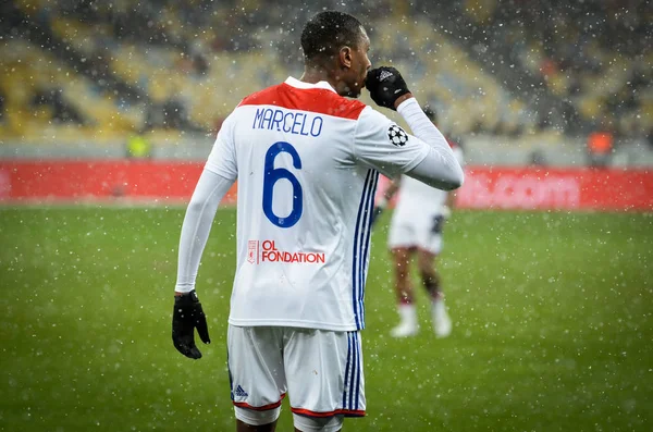 Kiev, Ukrayna - 12 Aralık 2018: Uef sırasında Marcelo oyuncu