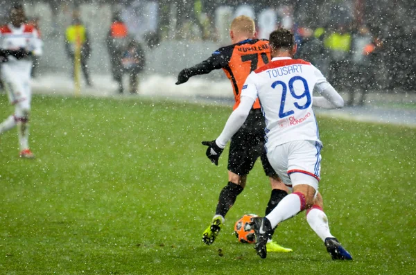 Kiev, Ukrayna - 12 Aralık 2018: Lucas Tousart oyuncusu