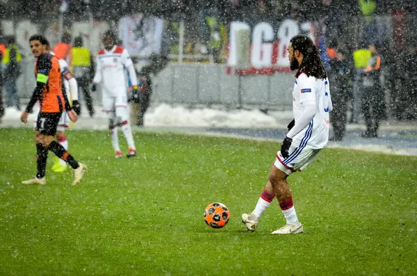 Kiev, Ukrayna - 12 Aralık 2018: Jason Denayer oyuncu sırasında t — Stok fotoğraf