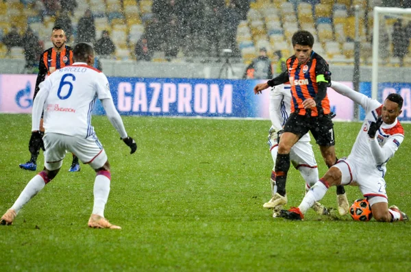 KIEV, UKRAINE - 12 de dezembro de 2018: Jogador de futebol durante a UE — Fotografia de Stock