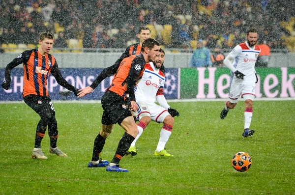 Kiev, Ukrayna - 12 Aralık 2018: Nabil Fekir oyuncusu