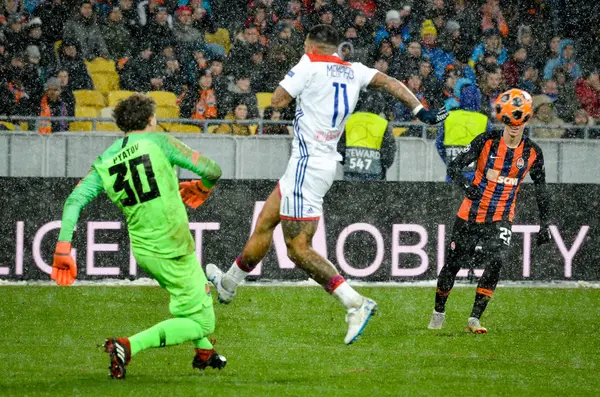 Kiev, Ukrayna - 12 Aralık 2018: Memphis Depay Uefa