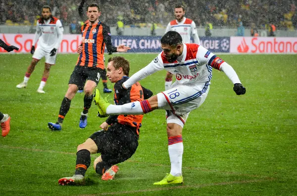 Kiev, ukraine - 12. Dezember 2018: nabil fekir spieler während der — Stockfoto