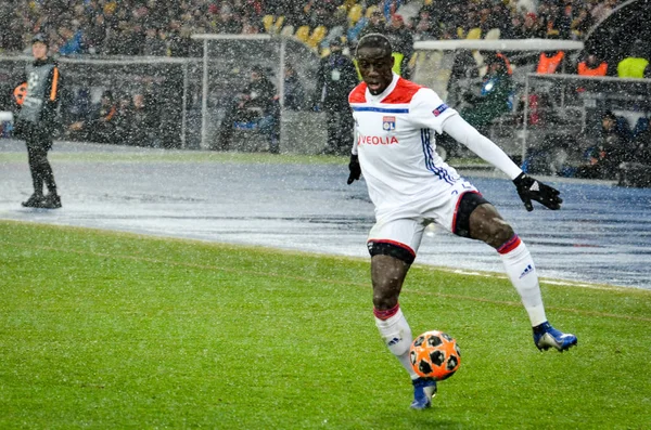 Kiev, Ukrayna - 12 Aralık 2018: Ferland Mendy oyuncusu