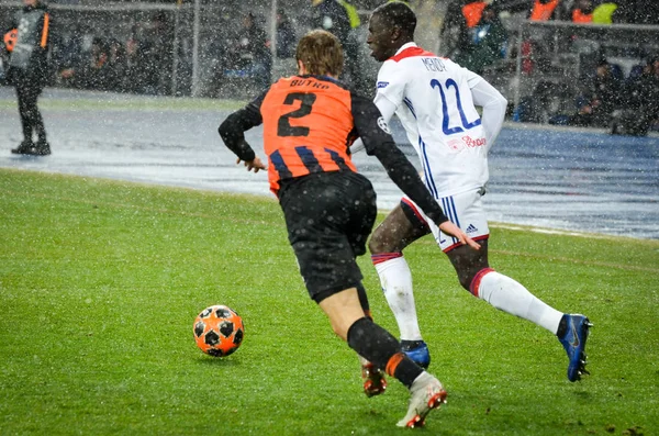 Kiev, Ukrayna - 12 Aralık 2018: Ferland Mendy oyuncusu