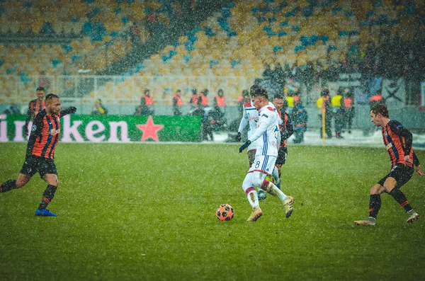 Kiev, Ukrayna - 12 Aralık 2018: Houssem Aouar oyuncu