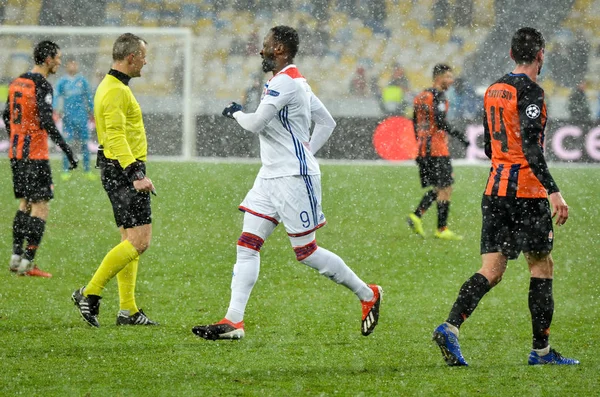 Kiev, Ukrayna - 12 Aralık 2018: Moussa Dembele oyuncu 
