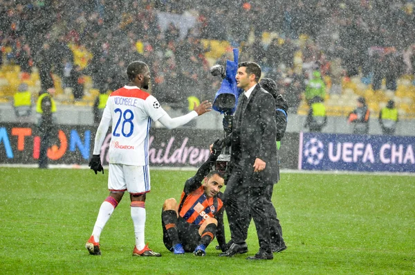 Kiev, Ukrayna - 12 Aralık 2018: Ue sırasında futbolcu