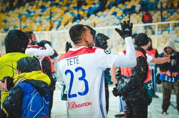 Kiev, Ukrayna - 12 Aralık 2018: Kenny Tete oyuncu 