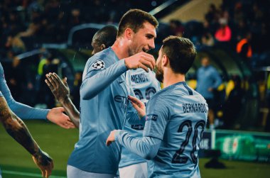 Kharkiv, Ukrayna - 23 Ekim 2018: Futbolcu 