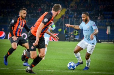 Kharkiv, Ukrayna - 23 Ekim 2018: Raheem Sterling 