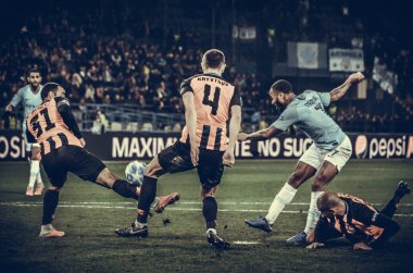 Kharkiv, Ukrayna - 23 Ekim 2018: Raheem Sterling 