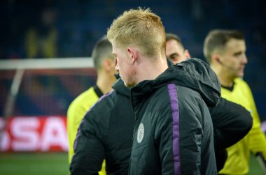 Kharkiv, Ukrayna - 23 Ekim 2018: Kevin De Bruyne 