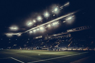 Kharkiv, Ukrayna - 23 Ekim 2018: Stadyumun genel görünümü