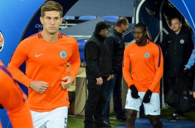 Kharkiv, Ukrayna - 23 Ekim 2018: John Stones Uefa sırasında