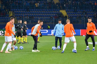 Kharkiv, Ukrayna - 23 Ekim 2018: Futbolcu 