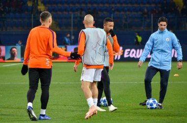 Kharkiv, Ukrayna - 23 Ekim 2018: Futbolcu 
