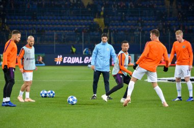 Kharkiv, Ukrayna - 23 Ekim 2018: Futbolcu 