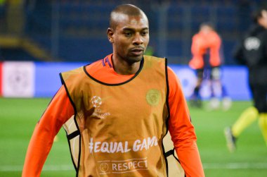 Kharkiv, Ukrayna - 23 Ekim 2018: Fernandinho oyuncusu