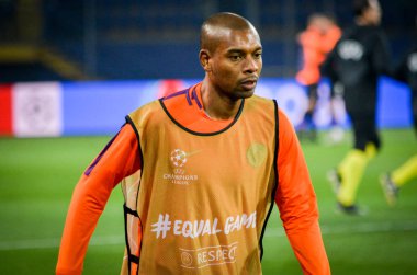 Kharkiv, Ukrayna - 23 Ekim 2018: Fernandinho oyuncusu